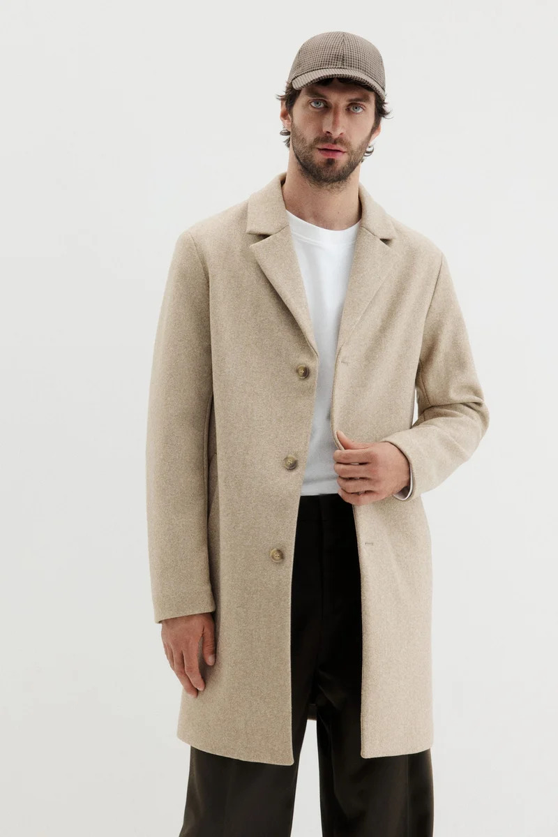 H&M Regular Fit Single-breasted coat
